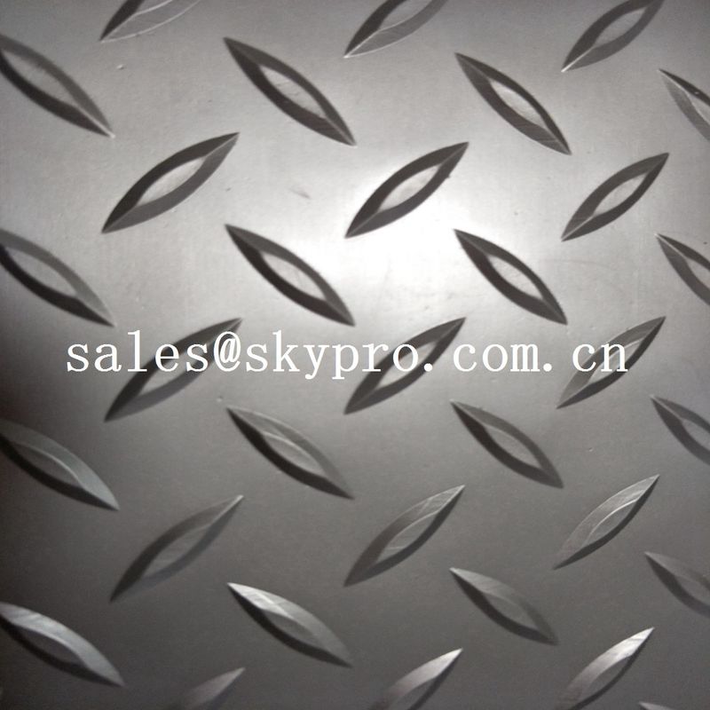 Fireproof dot pattern Plastic Sheet grey PVC mat durable matt floor covering car floor mat