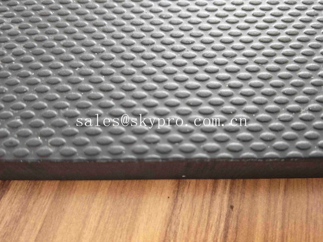 Non – Toxic Odourless Black Groove Grip Top Textured EVA Foam Shoe Sole Sheet