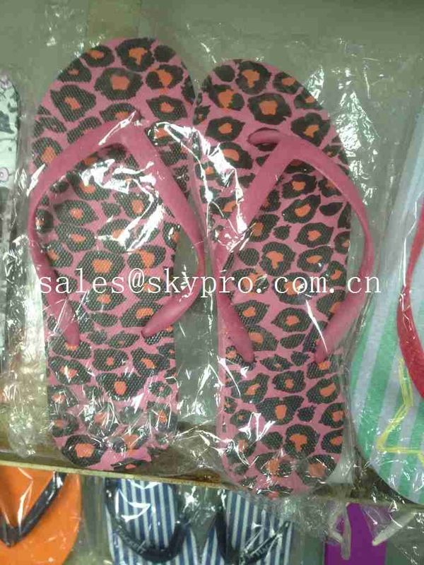 Leopard Printing EVA Foam Slippers Women Non – Toxic Individual Design Plus Size Flip Flops
