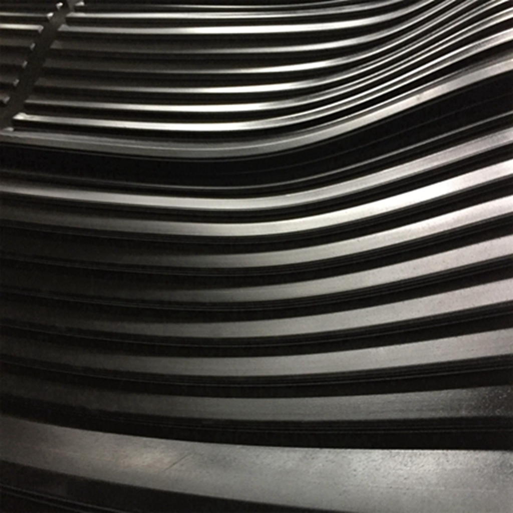 5mm non-slipping corrugated rubber matting with variable colors and textures rubber sheet