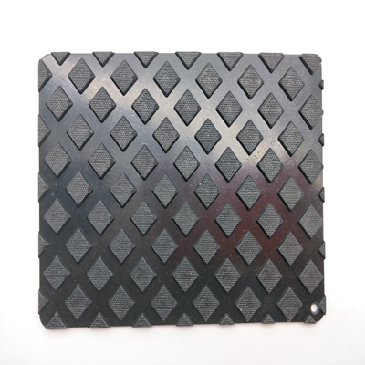 One Side Square Solid Pattern Textured Rubber Sheeting For Garage Car Mats Anti-Slip Heavy Duty Flooring Mat