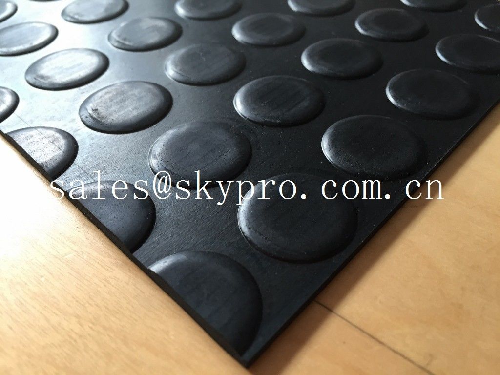 Heavy duty Flooring / gasket 2.5mm – 20mm Rubber Sheet Roll Smooth / embossed Surface