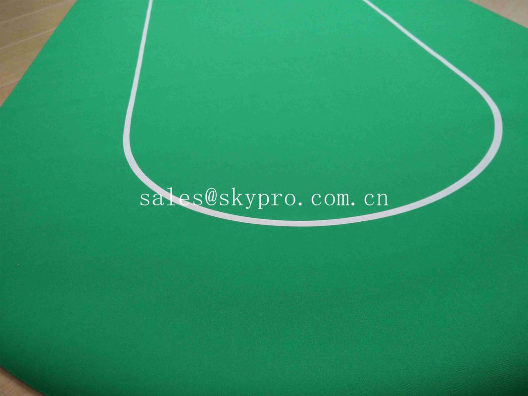 Custom Foldable Poker Felt Gambling Table Mat Casino Rubber Poker Table Mat