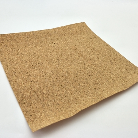 Natural cork leather material to make sandals