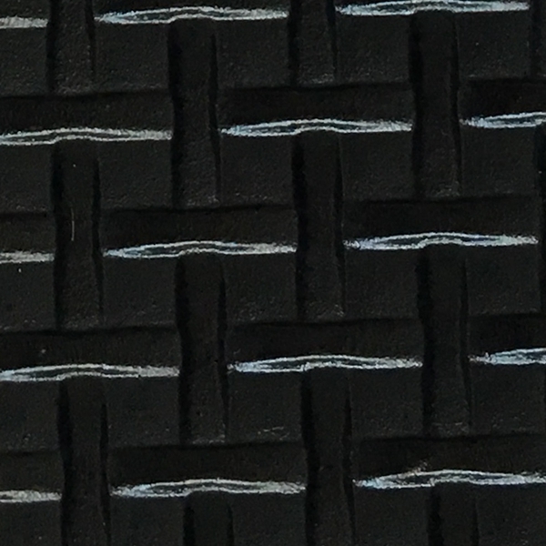 Rough Surface Grid Pattern Black Conveyor Belt PVC For Sander