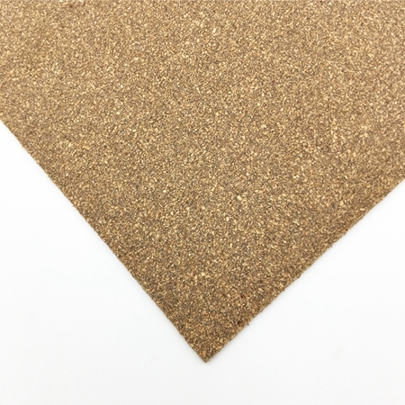 Custom synthetic fabric real cork leather fabric shoes cover material