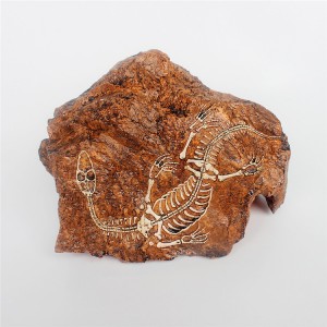 Resin dinosaur fossil hide decoration