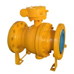 WCB trunnion mounted ball valve