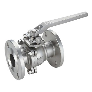 2pcs flange ball valve