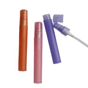 10ml plastic bottle colorful refillable pen shape small spray bottle