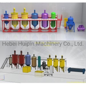 Crude Cooking Oil Refining Unit