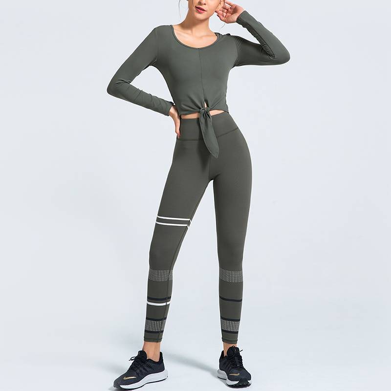Yoga Outfit Fitness Kleidung Damen Sport Sets Für Frauen Leggings