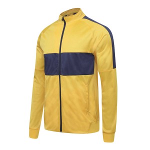 Custom sweatsuits top outdoor sports jackets top football training jackets poly spandex coat