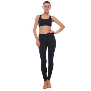 Custom women gym fitness wear elastic band gym yoga leggings