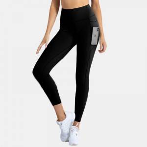 Hot Selling Woman Fitness Sportswear Yoga High Waisted Leggings Pants With Pocket