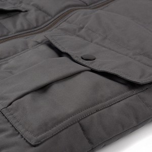 High quality popular custom quilted jackets fashion designer padded winter coat for men