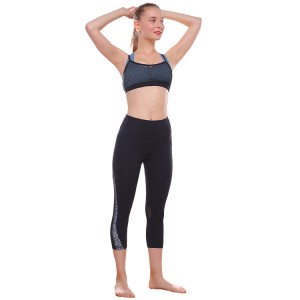 Custom women quick dry sports gym fitness pants factory elasticity high quantity yoga leggings pants