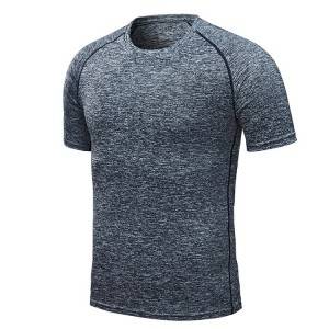 Wholesale Sport Short Sleeve Dry Fit Men Custom T Shirts Fitness