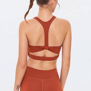 Bulk Y back sexy women high impact bras athletic ladies workout yoga gym sports bra