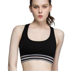 Custom women gym sport bra workout fitness running gym seamless sports bra