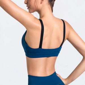 Womens 2020 stylish sexy padded yoga top fit sports workout fitness gym bra