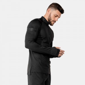 Men’s Workout Fitness Sports Running Yoga Athletic Shirts Long Sleeve Training Top