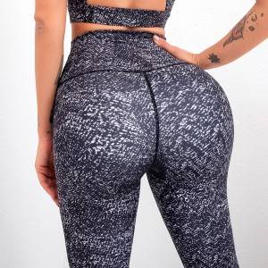Fashion New Style Sublimation Print High Waisted Tight Yoga Leggings For Women