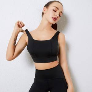 Wholesale Fitness Custom Three-breasted Yoga Bra Clothing Gym Sports Bra