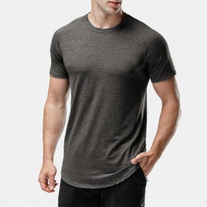 Sport Running Fitness T-shirt Men’s Loose Quick Dry Stretch Tee Shirts Tops