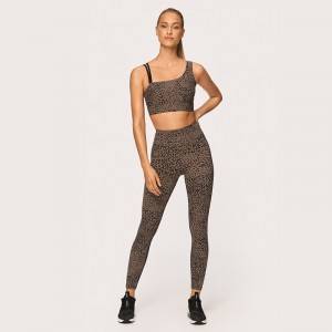 Wholesale Sport Suit Women Fitness Clothing Yoga Wear Sets Gym Leggings Sportswear Set
