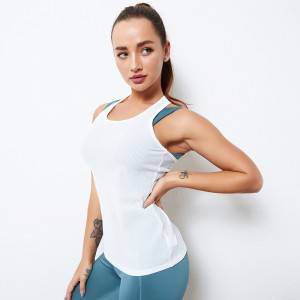 2021 Wholesale Custom Gym Sport Workout Yoga Fitness Vest Tank Top Women