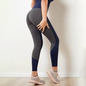 New Style High Waist Active Wear Women Patchwork Workout Sport Leggings Yoga Pants