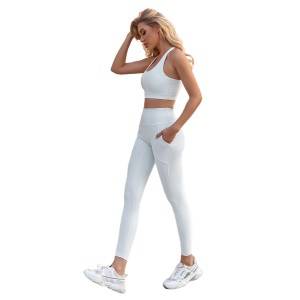 Sport Suit Women Fitness Clothing Sports Wear Set Gym Sportswear Running Leggings Yoga Set