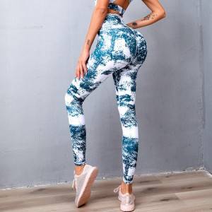 Wholesale Custom Printed High Waisted Workout Sports Fitness Gym Yoga Leggings