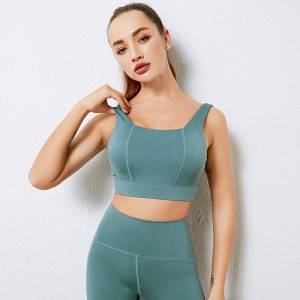 Wholesale Fitness Custom Three-breasted Yoga Bra Clothing Gym Sports Bra