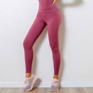 Fashion Ladies Crossed High Waisted Tight Sport Workout Yoga Pants Fitness Leggings