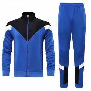 Custom Colors Patchwork Mens Sport Wear Gym Activewear OEM Team Tracksuits