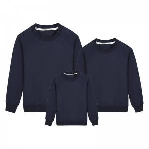 Custom o neck pullover adult junior OEM casual sports sweatshirts long sleeve pullover