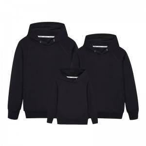 Custom pullover hoodies men women children OEM logo hood jackets long sleeve sweatshirts