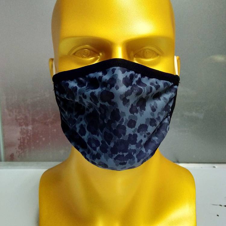 Wholesale 2 layer printed flat knitted cloth mask Featured Image