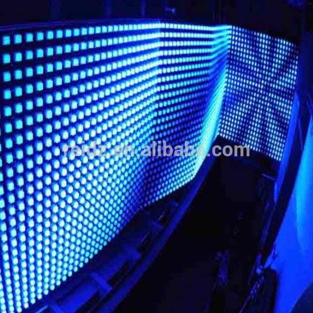 P125mm magical effect inflatable club decor led dot matrix light