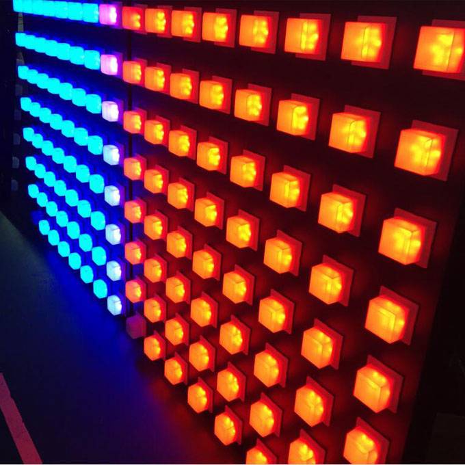 New DMX console cotnrollable dj booth led pixel