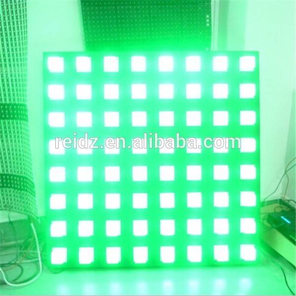Dmx512 programmable square dot matrix module multi color panel led pixel led matrix panel