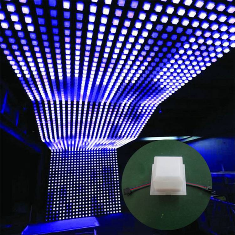 bar and night club decoration DMX controller 125mm led pixel screen led effects lighting