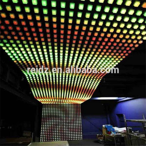 Club lights square panel led ceiling lights colorful disco wall