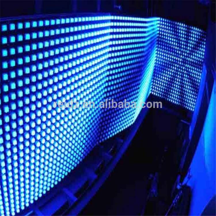Night club/disco decoration P125mm DMX control wall mounted led billboards panel