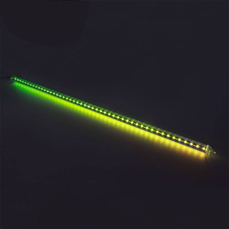 Chinese tube 24 see-through plastic rgb smd5050 360 viewing degree dmx for bar and nightclub decoration