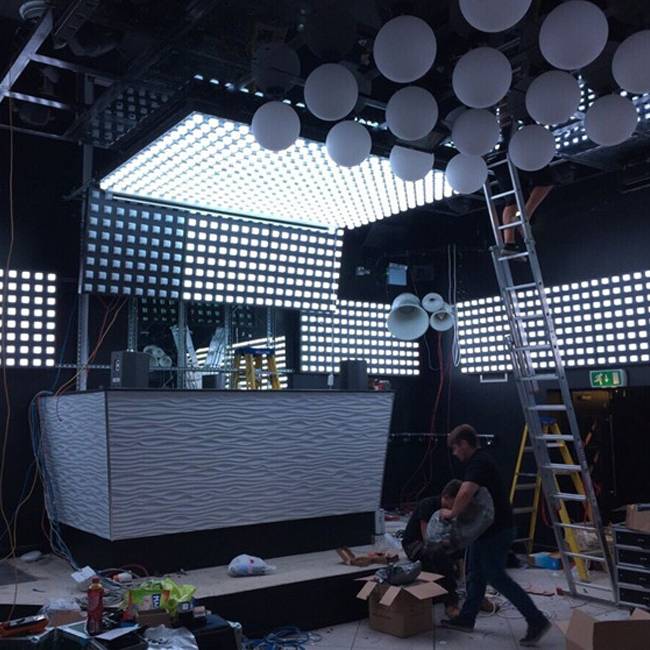 RGB full color led pixel ceiling light for KTV nightclub disco ceiling