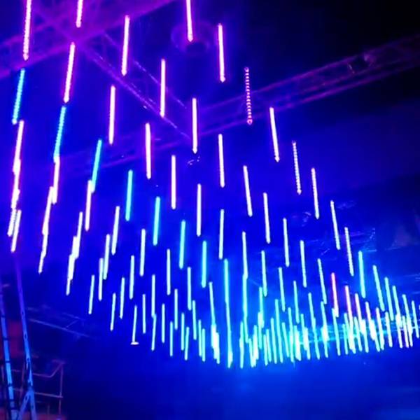 3d rgb led tube light for night club disco