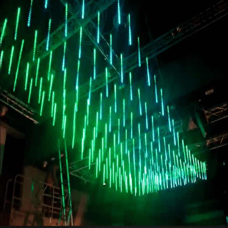 360 degree 3d led vertical tube light for nightclub decor